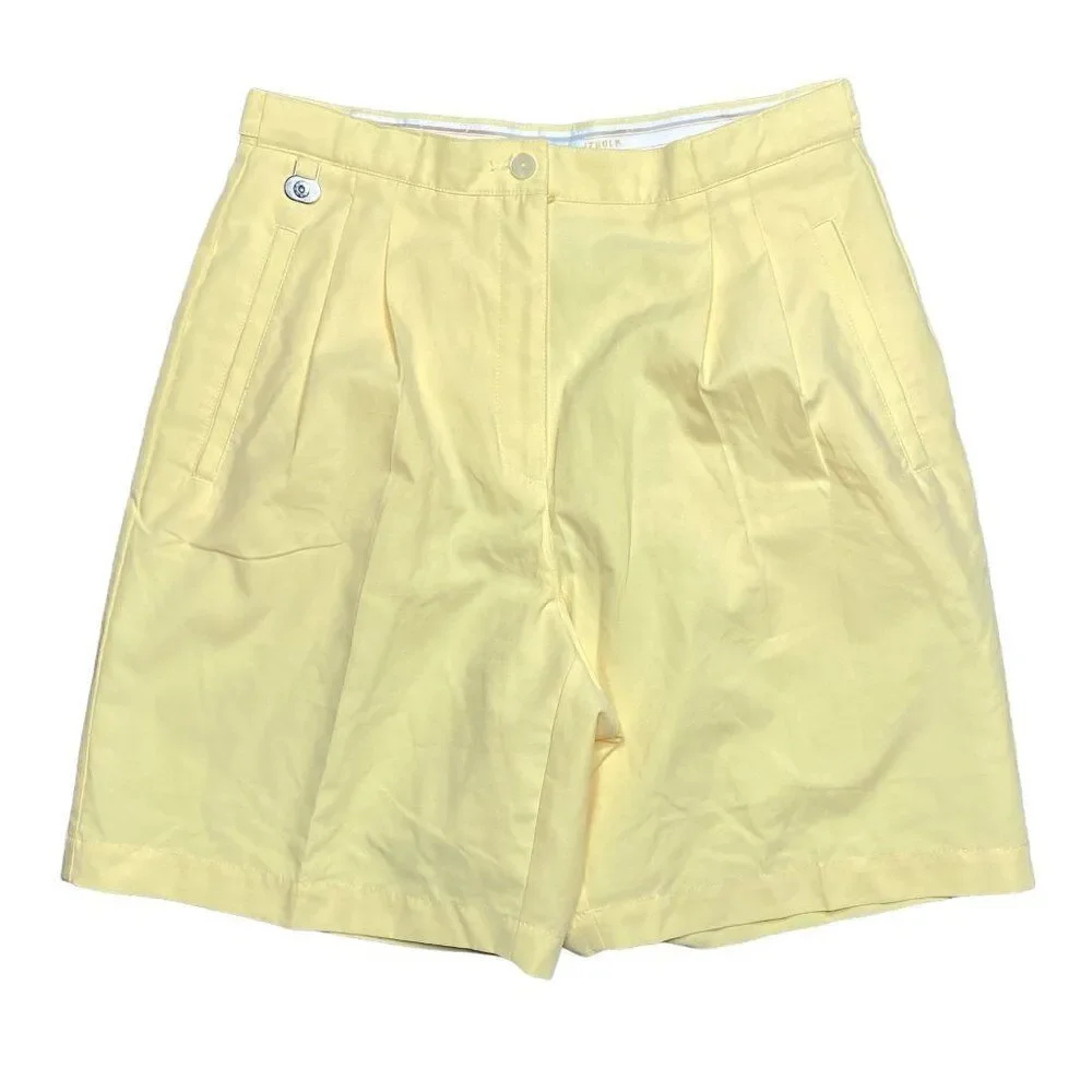 Lizgolf Shorts Liz Claiborne Size 8 Yellow